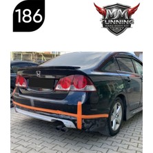 MM Tunning Mmtunning Honda Fd6 Arka Tampon Ek Tek Egsoz Çıkışlı Model (Boyasız Gönderilecektir)