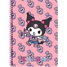Keskin Color Kuromi A4 80 Yp Çizgili Spr.karton Kapak Defter - Çok Renkli