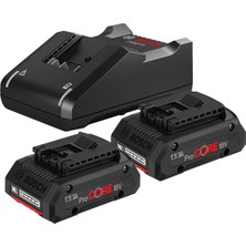 Bosch Professional 18V Procore Akü Şarj Cihazı Seti Siyah Renkli Ergonomik Tasarım Özellikleriyle