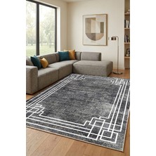 Chilai Home Widers Füme Dekoratif Halı, Yıkanabilir, Kaymaz Tabanlı Djth Salon Halısı Mutfak Halısı Yolluk