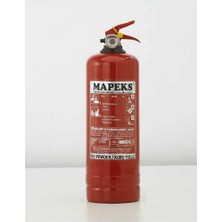 Mapeks 1 Kg Yangın Söndürücü Yüksek Kaliteli ABC Kuru Kimyevi Toz ile Elektronik Ekipmanlara Zarar Vermez 998719