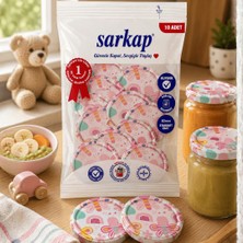 Sarkap Hijyenik Paketli 10'lu 82 mm Kapak - Çocuk Serisi - Kelebekler