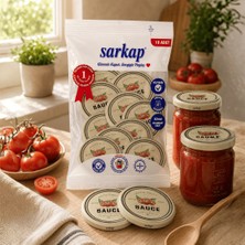Sarkap Hijyenik Paketli 10'lu 82 mm Kapak -  Domates Seri - Sauce