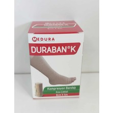 Duraban Kompresyon Bandajı Kısa Çekişli 8cm x 5m Lenfödem