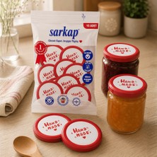 Sarkap Hijyenik Paketli 10'lu 82 mm Kapak - With Love Seri - Hand Made