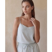 Pierre Cardin Çizgili Dörtlü Kadın Pijama Takımı - LX.26241