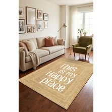 Chilai Home Matted Makinede Yıkanabilir Kaymaz Taban Leke Tutmaz Dijital Salon Halısı Mutfak Halısı ve Yolluk
