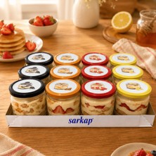 Sarkap Home 12'li Magnolia Seri Kavanoz Seti