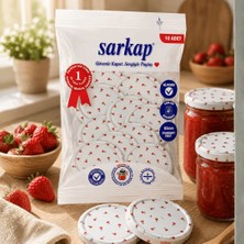 Sarkap Hijyenik Paketli 10'lu 82 mm Kapak - Kalp Çiçekler