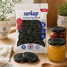 Sarkap Hijyenik Paketli 10'lu 82 mm Kapak - With Love Seri - Siyah