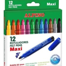 Alkasaz Keçeli Kalem Jumbo 12 Li