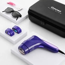 Omnex Eliteglow Ipl Lazer Epilasyon Cihazı Buz Başlıklı Akıllı Cilt Sensörlü 10 Kademe Enerji