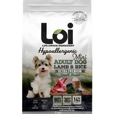 Loi Mini Kuzulu Pirinçli Küçük Irk Yetişkin Köpek Maması 3 kg