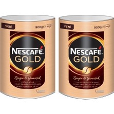 Nescafe Gold Yumuşak Lezzetli Öğütülmüş Kahve 900 gr x 2 = 1800 grTürkiye Menşeli İkili Paket