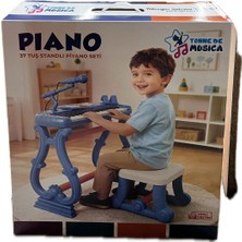 URT033-002 Ayakli 37 Tuş Pi̇ano Org- Mavi̇