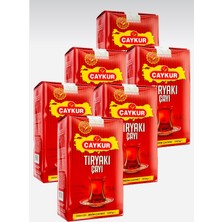 Çaykur Tiryaki Çayı 1000 gr x 6 Siyah Dökme Çay TR Menşeli Yoğun Aroma ve Kalite