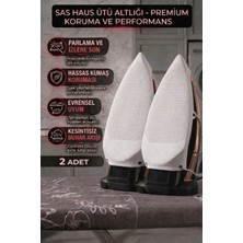 Sas Haus 2 Adet Teflon Ütü Altlığı Yanmaz Parlama Önleyici Ütü Koruma Aparatı Kaygan Taban Tüm Ütülerle Uyumlu
