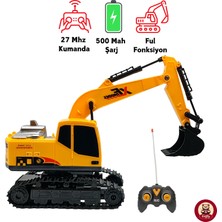 Giffy Uzaktan Kumandalı Ekskavatör Full Fonksiyon Hareket Şarjlı 360 Derece Hareketli Gövde Oyuncak Ekskavatör