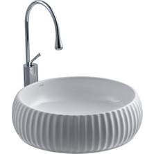 Eva Banyo E-4161 Tezgah Üstü Porselen Lavabo