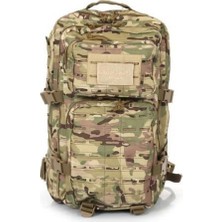 Single Sword 50L Su Geçirmez Outdoor Taktik Dağcı Kamp Seyahat ve Outdoor Sırt Çantası - Standart Beden - Renk - Renk: MULTİCAM