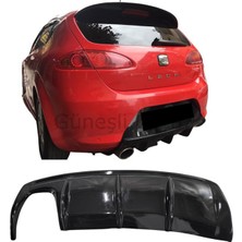 Tuning Vadisi Seat Leon Mk2 Difüzör Makyajsız 2005-2008 Arası Parlak Siyah