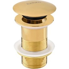 Eva Banyo DR-05 Gold Sifon Üst Takımı