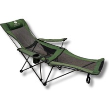 Windcamp Katlanır Kamp Sandalyesi Şezlong Yeşil Unisex Kamp Sandalyesi