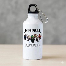 Alpşan Ticaret Isme Özel Ninjago Baskılı Suluk Çocuk Yetişkin Ninjago Matara