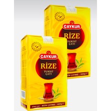 Çaykur Rize Turist Çayı 1000 gr x 2 Adet Siyah Dökme Çay