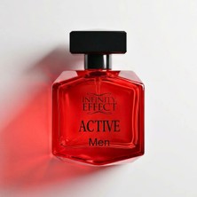 Infinity Effect Erkek Parfüm - Active Men EDT 100ML Kalıcı Yoğun Koku