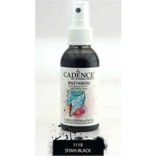 Cadence Your Fashion Siyah 1119 Sprey Kumaş Boyası 100 ml Kokusuz Opak Özellikli