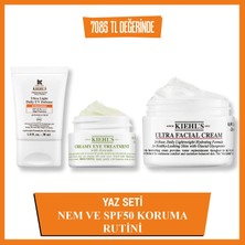 Kiehl's Avokado Göz Kremi, Ultra Nemlendirici Ve Daily Uv Güneş Kremi Cilt Bakımı Seti Set