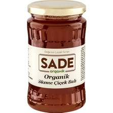 Sade Organik Süzme Çiçek Balı 460 gr Ekolojik ve Doğal Ürün Menşei Türkiye