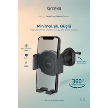 Simex Araç içi Petege Takmali Nano Cam Gövdeli Sıkıştırmalı Telefon Tutucu Claro Short