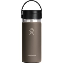 Hydro Flask Geniş Flex Sip Kapaklı Termos 473 ml (16 Oz) - Sandpiper Kahverengi