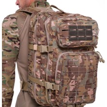 Single Sword 36L Su Geçirmez Outdoor Taktik Sırt Çantası Günlük Kullanıma Uygun - Renk: Puma Black-Multicolor - Beden: Standart