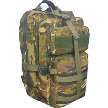 Single Sword 25 L Taktik Outdoor Kamp Seyahat Sırt Çantası Kullanışlı Tasarım - Renk: Puma Black-Multicolor - Beden: Standart