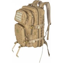 Single Sword 36 L Outdoor Taktik Dağcı Kampçı Sırt Çantası Günlük Kullanıma Uygun - Renk: Bej - Beden: Standart