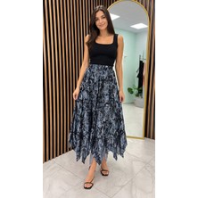Esra Butik Şifon Baklava Dilim Kesim Etek – Zarafetin Akışkan Hali