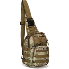 Single Sword Çanta - multicolor - Su Geçirmez Outdoor Taktik Tek Omuz Çapraz - Renk: MULTİCAM