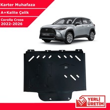 3 Tıkla Toyota Corolla Cross 2022-2026 Çelik Karter Muhafaza Çelik Koruma Sacı A+ Kalite Yerli Üretim