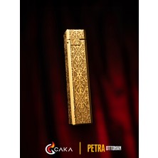 UltraMint Şık ve Dayanıklı Petra Ottoman Premium Çakmak, Güvenle Kullanın