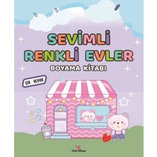 Yeti Kitap Sevimli Renkli Evler Boyama Kitabı