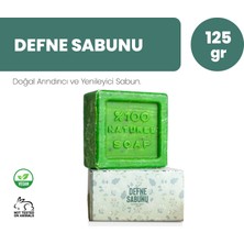 Santelive Doğal Katı Defne Sabunu El Yapımı Yağlı Karma Ciltler Paraben Sls Içermez 125 gr