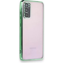 Aslanoğlu Store Newface Samsung Galaxy S20 Fe Kılıf Razer Lensli Silikon - Yeşil