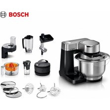 Bosch MUMS2VM40 Serie 2 Mutfak Şefi 900 W 3.8 L Paslanmaz Çelik Hazneli Blender Kıyma Makinesi ve Narenciye Sıkacağı Aparatlı