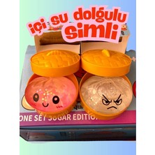 BUN Su Dolgulu Simli Çin Mantısı Squishy Rastgele Renk Water Filled Glitter Dumpling Squishy