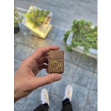 UltraMint El Yapımı Dana Derisi Zippo Tarzı Benzinli Çakmak Kılıfı