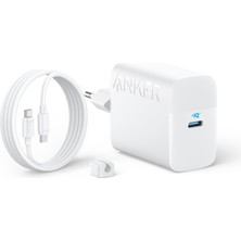 Anker 45W USB-C Şarj Cihazı, Type-C Kablo Dahil, Beyaz - B2653