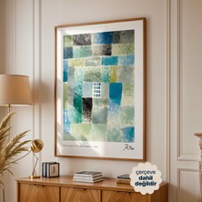 Persona Istanbul Paul Klee "first House In A Settlement" - Modern Sanat Posteri (Çerçevesiz)